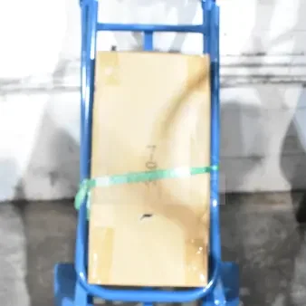 BRAND NEW SCRATCH AND DENT! Lavex 503HDTP21BL 500 lb. Blue 2-in-1 Convertible Hand Truck With 10" Pneumatic Wheels