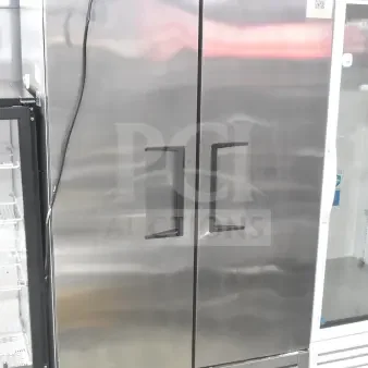 2022 True T-35-HC Commercial 2 Door Reach In Cooler, stainless steel, 115V, 1 phase, digital display, excellent condition.