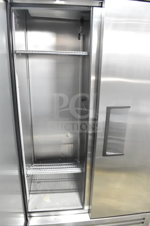2026 True T-35-HC Commercial 2 Door Reach In Cooler, 115V, 1 Phase, stainless steel, spacious interior, excellent condition.