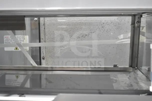 BRAND NEW Hatco GRHD-3PD Glo-Ray 45.5" warm dual shelf merchandiser, scratch and dent, stainless steel, 120V, 1 Phase.