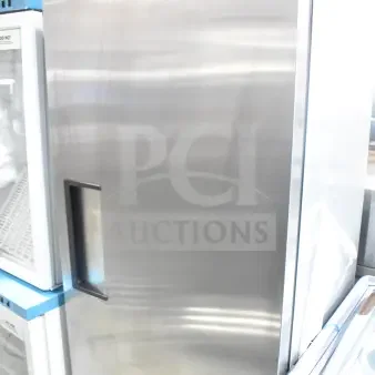 2018 True T-19F-HC single door reach-in freezer, stainless steel, on casters, 115V, 1 phase, excellent condition.