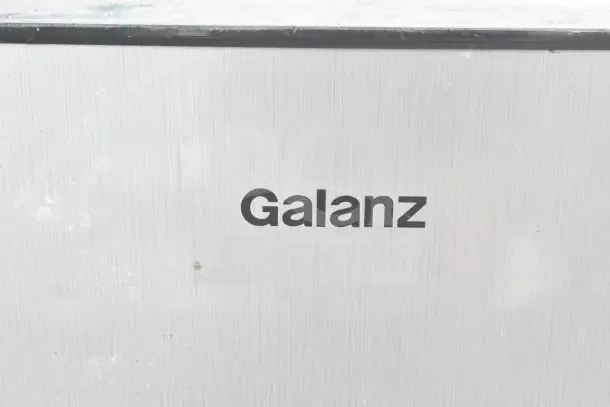 Silver Galanz mini cooler, 115 volts, 1 phase, with brand logo. Part of a set of four including LG.