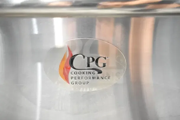 Cooking Performance Group logo on new 2025 ER36-240-1, 36" 6-burner electric range, model 351ER36SD, 240 volts, 1 phase.