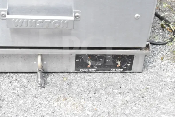 Winston HB35DITE commercial warming drawer, single drawer, stainless steel, adjustable food and air temperature dials, 120V.