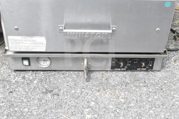 Winston HB35DITE Commercial Warming Drawer, single drawer, 120V, stainless steel, temperature dials, used condition.