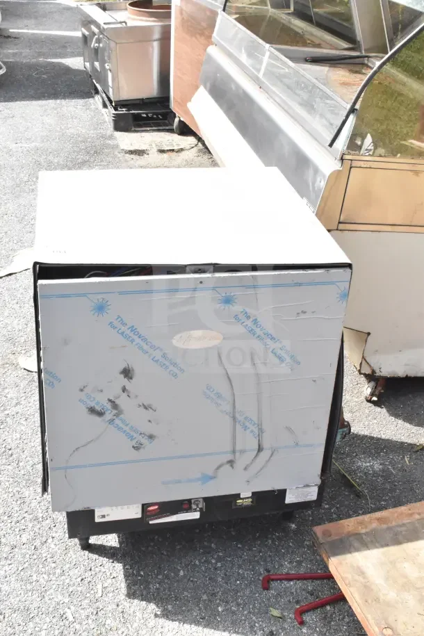 BRAND NEW Hatco S-36 Water Booster Heater, 208V, 3 Phase, shows minor scratches. Protective covering with visible labels.
