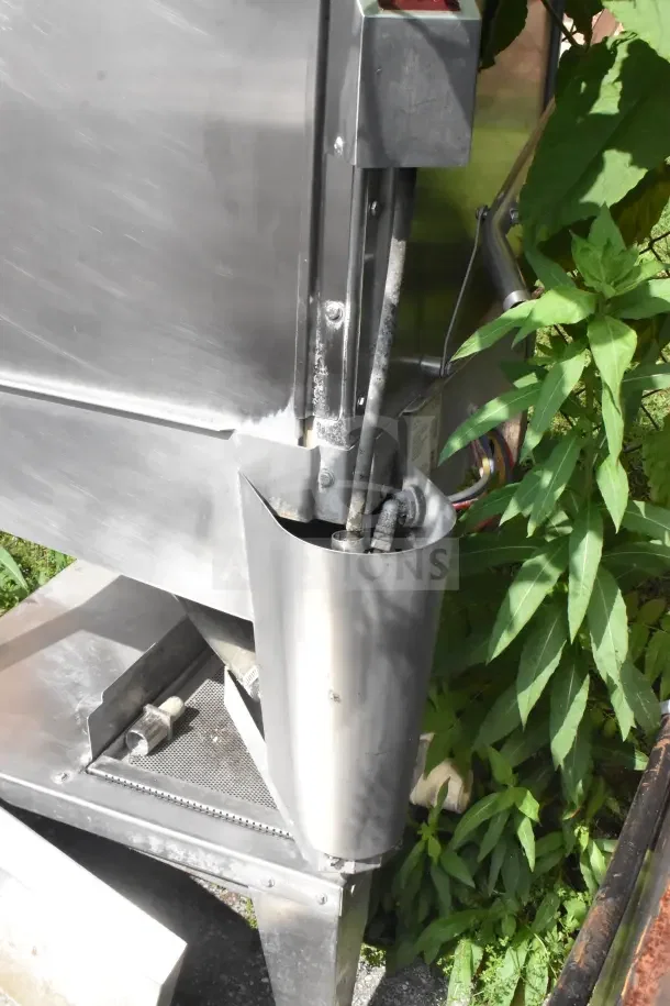 Jackson Conserver XL Commercial Pass Through Dishwasher, stainless steel, 115V, visibly used condition.