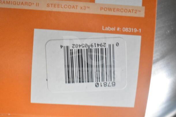 Barcode label with number 08319-1, text mentions "GRAMIGUARD II," "STEELCOAT x3," and "POWERCOAT2."
