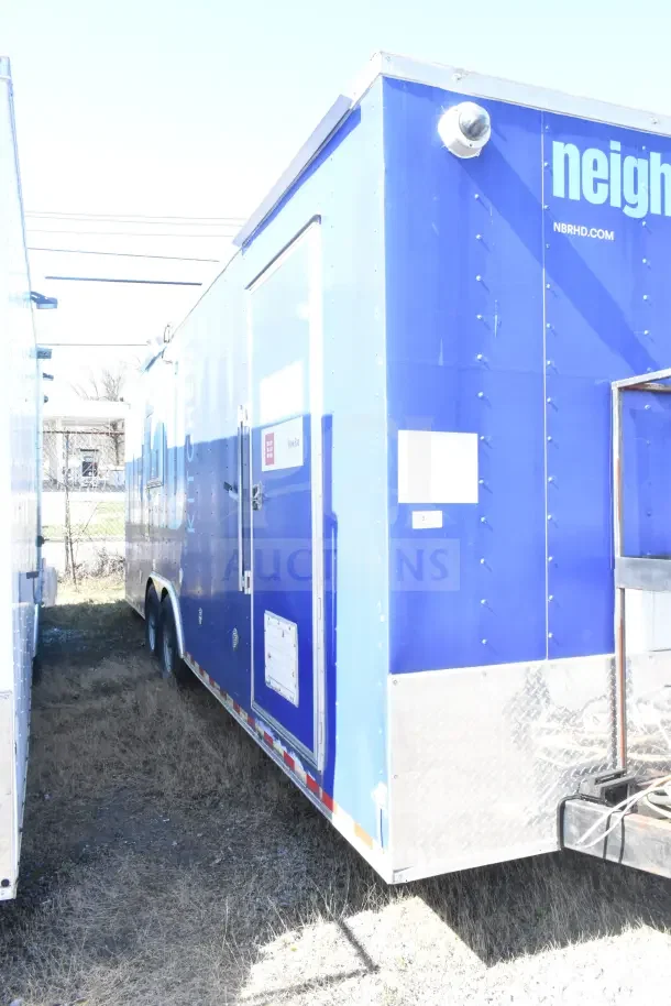 2020 Diamond Cargo 24' kitchen trailer; equipped with grease hood, Pitco fryer, Wells griddle, Arctic Air suite.
