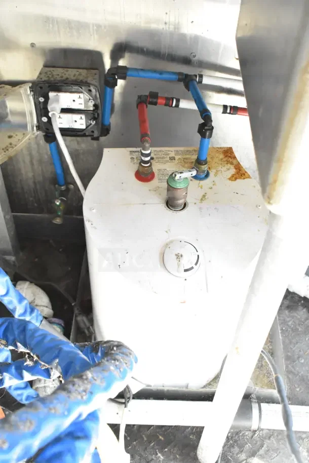 2020 Diamond Cargo 24' kitchen trailer plumbing and electrical setup. Features tested, working equipment.