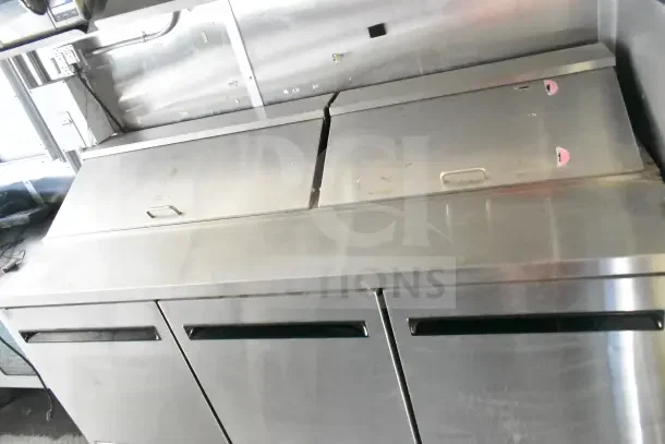 Diamond Cargo 24' kitchen trailer with grease hood, Pitco fryer, Wells griddle, Arctic Air refrigeration; tested, working condition.