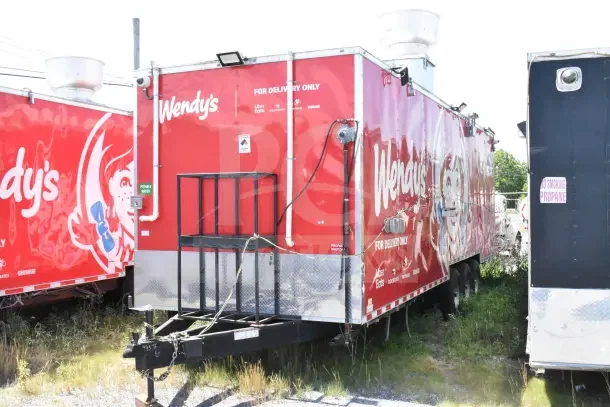 NEW 2022 Rock Solid Cargo 8.5x28 Ghost Kitchen Trailer, Wendy's branding, SaniServ shake machine, Henny Penny fryer, VIN 7H2BE2831ND043576.