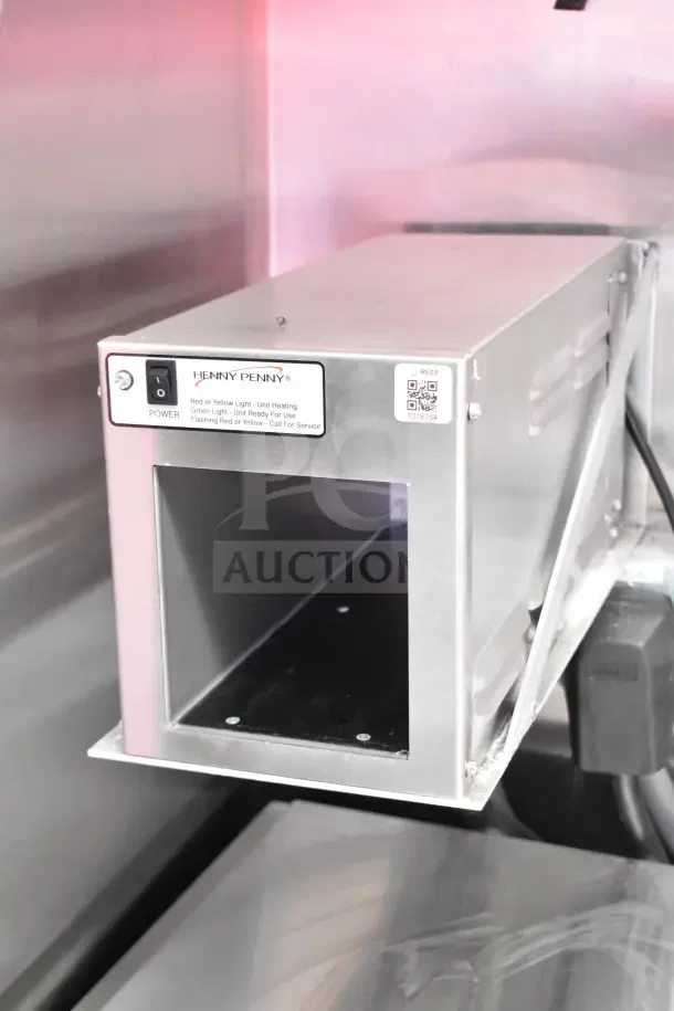 Henny Penny EEG-253 Propane Fryer detail in Wendy's-configured 2022 Rock Solid Cargo Ghost Kitchen Trailer.