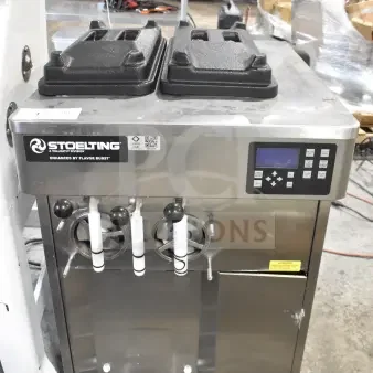 2024 Stoelting F131-38I2 soft serve machine, dual flavor with twist, stainless steel, countertop, 208-240V, 1 phase.