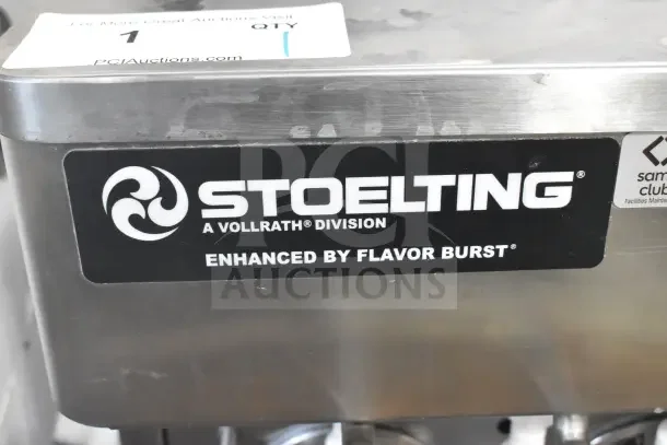 2024 Stoelting F131-38I2 commercial soft serve ice cream machine, 2-flavor with twist, countertop model. 208-240 volts, 1 phase.