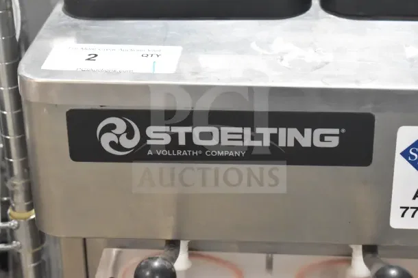 2020 Stoelting SF121-38I2 soft serve machine, stainless steel, dual flavor with twist, drink mixing attachment, 208-240V.
