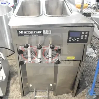 2024 Stoelting F131-38I2 commercial countertop soft serve machine, dual flavor with twist, in good condition.
