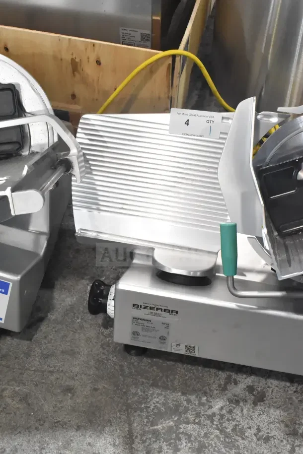 2016 Bizerba GSP HD 13" automatic gravity feed meat slicer, 120V, 1 phase, in good condition.