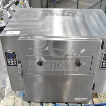2018 Autofry MTI-40C ventless fryer, commercial countertop model, 240 volts, stainless steel, signs of wear, keypad controls.