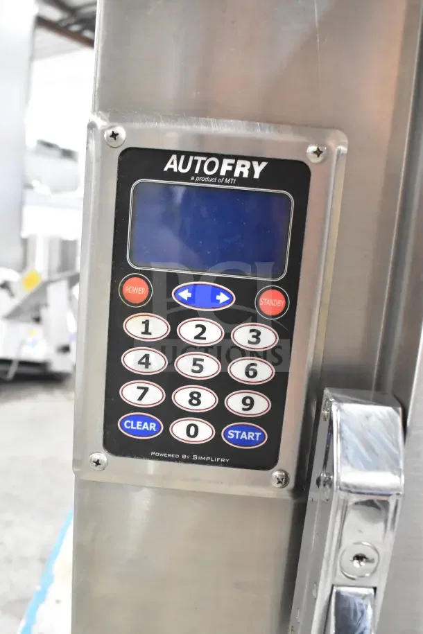 2018 Autofry MTI-40C ventless fryer, keypad interface displayed. Electric, 240V, 1 phase. Excellent condition.