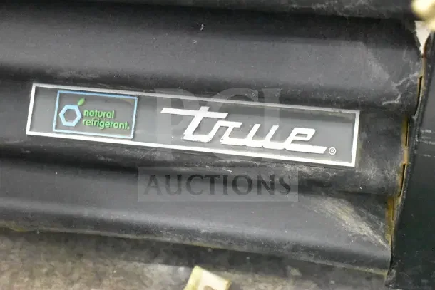 2018 True GDM-72F-HC Commercial 3 Door Reach In Freezer; "True" and "natural refrigerant" label visible; tested and working.