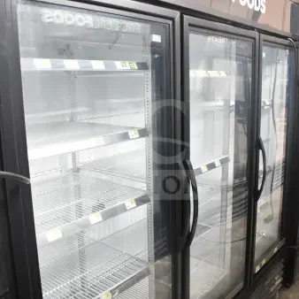 2018 True GDM-72F-HC commercial 3-door freezer merchandiser, tested, working, 115/208-230V, 1 phase, excellent condition.