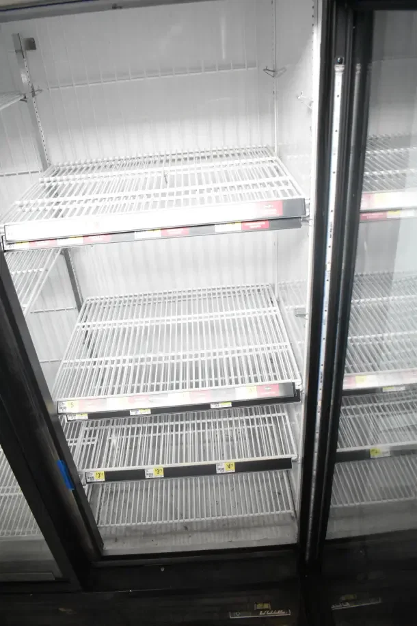 2018 True GDM-72F-HC commercial freezer, 3-door, white interior, tested and working, 115/208-230V, 1 phase.