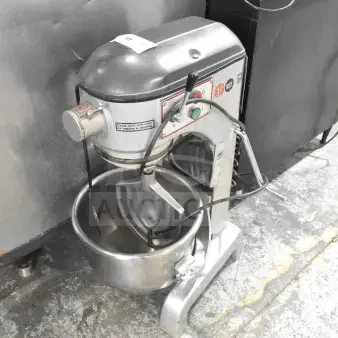 Anvil Commercial Countertop Planetary Dough Mixer with mixing bowl and paddle attachment, 115V, 1 Phase, in used condition.