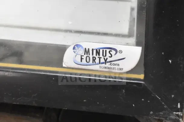 2016 Minus Forty 07-CSGF-X1-HR Commercial Mini Freezer. Minus Forty logo visible. 115 Volts, 1 Phase.