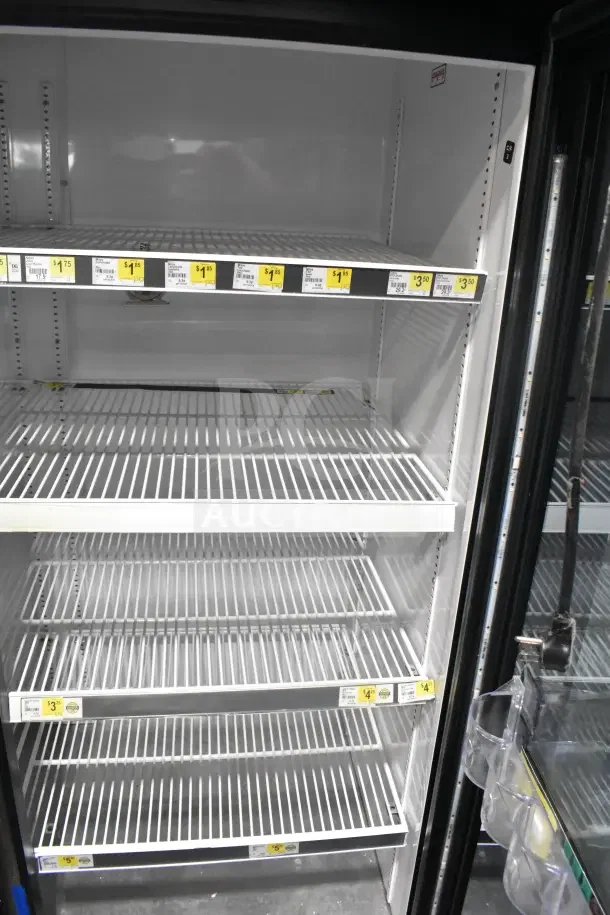 2018 True GDM-72-HC 3-door commercial cooler, excellent condition, adjustable shelves. 115 volts, 1 phase.