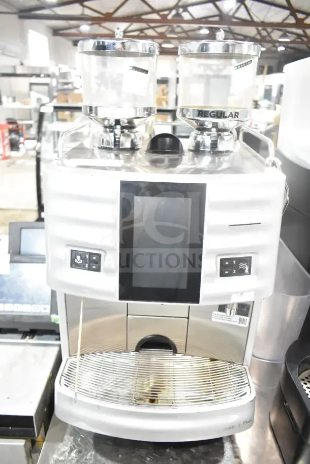 Schaerer SCA1 Coffee Art automatic espresso machine, dual hoppers, touchscreen, countertop model, 208-240V, 1 phase.