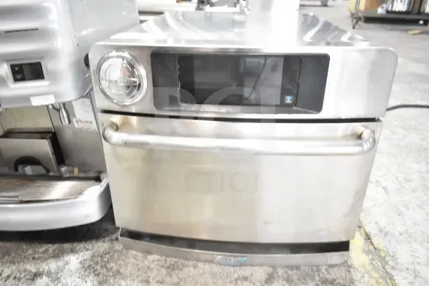 "Turbochef Encore 2 Rapid Cook Oven, stainless steel, electric, 208/240V, used condition, digital display, one-phase."