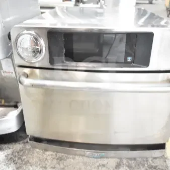 "Turbochef Encore 2 Rapid Cook Oven, stainless steel, electric, 208/240V, used condition, digital display, one-phase."