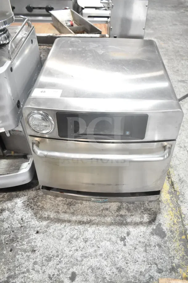 Turbochef Encore 2 commercial electric rapid cook oven, stainless steel, 208/240 volts, 1 phase, good condition.