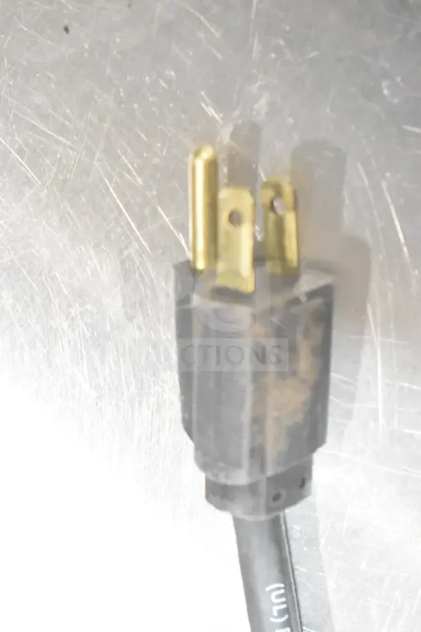 Bunn G9-2T DBC coffee grinder plug, 120V, 1-phase, missing lids, commercial use, countertop model.