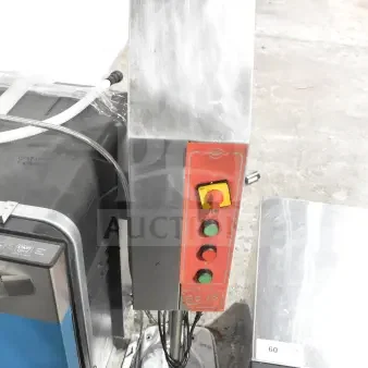 PSV Groupe ST13 Automatic Filling Machine with control panel, 220V, 1 Phase. Stainless steel construction. Visible wear.