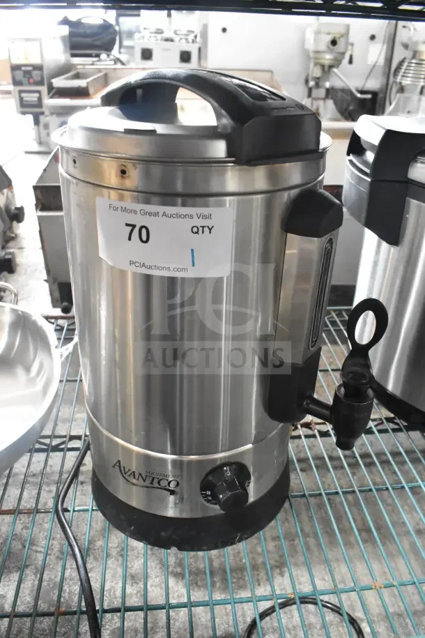 Brand new Avantco 177WB8L 2.1-gallon water boiler, 120V, 1 Phase, scratch and dent condition.