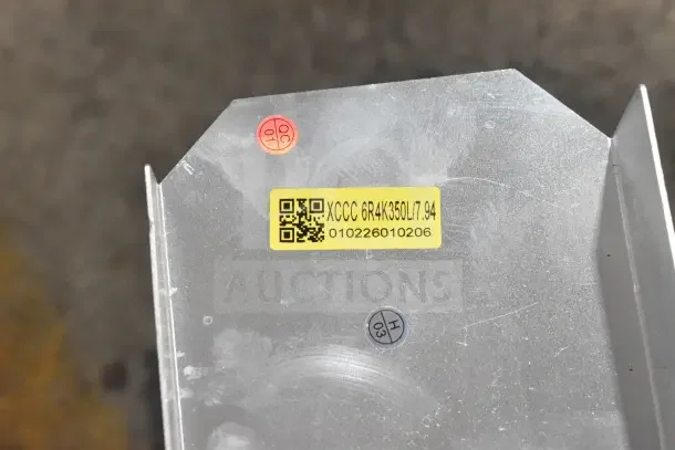 Brand new Avantco 17818766 evaporator coil for UDD and UBB series; QC 01 red label, H03 gray marking, yellow QR code tag.
