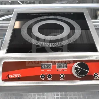 BRAND NEW 2025 Avantco IC1800 Countertop Induction Range, 120 Volts, 1 Phase, minor cosmetic scratches, digital display, stainless steel.
