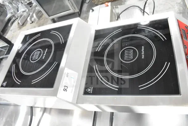 Brand new Avantco 177IC35SU double countertop induction range, 208-240 volts. Scratch and dent condition, step-up design.