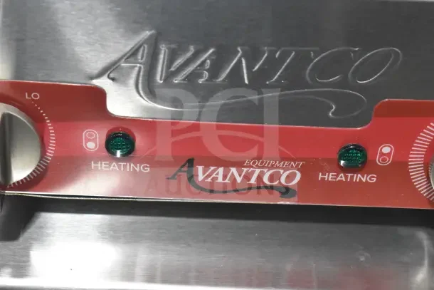 Avantco 177EB202F2BA double burner hot plate, stainless steel, green heating indicators, 120V, 1 phase, brand new.