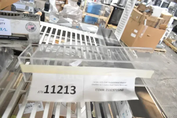 Cal-Mil C971-5INF replacement infusion chamber; new condition. Item labeled as 211C9715INF; part for 5-gallon dispensers.
