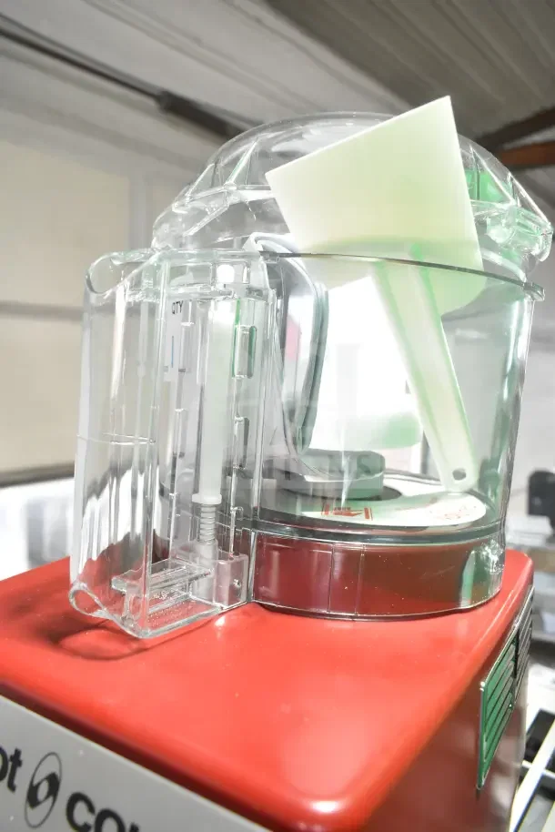 Brand new Robot Coupe R2BCLR food processor, 3 qt clear batch bowl, scratch and dent, 120V, 1 phase, in original condition.