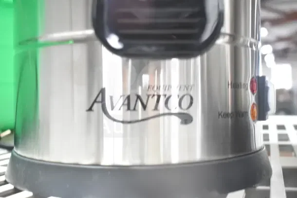 Avantco 177CU45ETL coffee urn; stainless steel; 45 cup capacity; heating and keep warm lights; brand new.