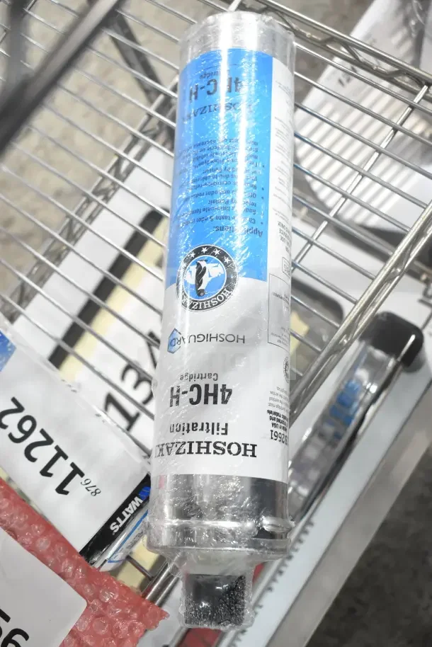 Hoshizaki 4HC-H filter, brand new. Sealed packaging, visible label with model and brand information.