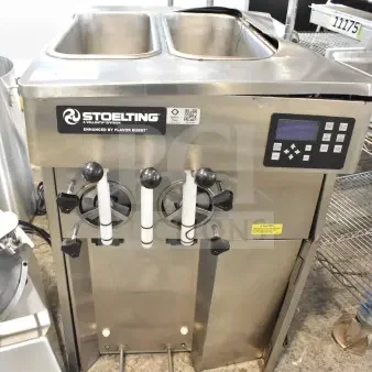 2024 Stoelting F131-38I2 Commercial Countertop 2 Flavor w/ Twist Soft Serve Ice Cream Machine. 208-240 Volts, 1 Phase.
