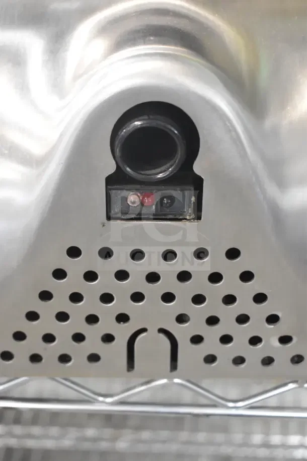 Excel XL-SB wall mount hand dryer, 120V, 1 phase, stainless steel, vent details, used condition.