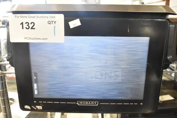 2017 Hobart HTi-7LH26 commercial scale, tested and working, 120/208-240V, shown with auction tag 132.