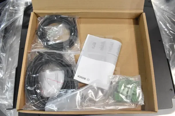 Bosch PRA-AD608 8 Channel Amplifier, includes cables and manual in original packaging. New condition.