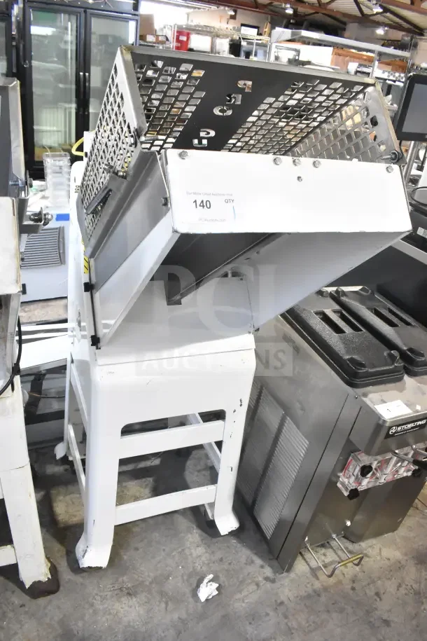 Oliver 797-32NC bread loaf slicer with Pro Guard safety chute, 115V, 1 Phase, commercial use, metal frame, gently used.